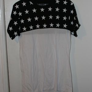 White & Black Stars T-Shirt